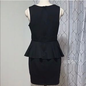 BCX new Peplum dress black color size 5